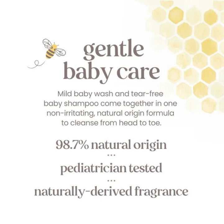 burt's bees baby original shampoo & wash (354.8ml)