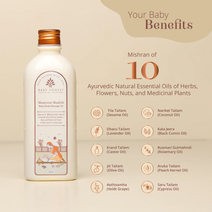 Baby Forest Masoom Maalish Baby Massage Oil (200ml)