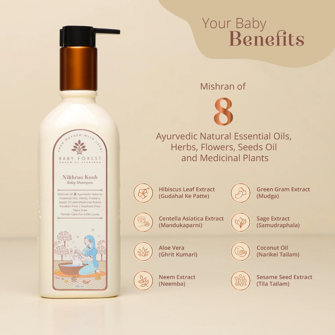 Baby Forest Nikhrae Kesh Baby Shampoo (200ml)