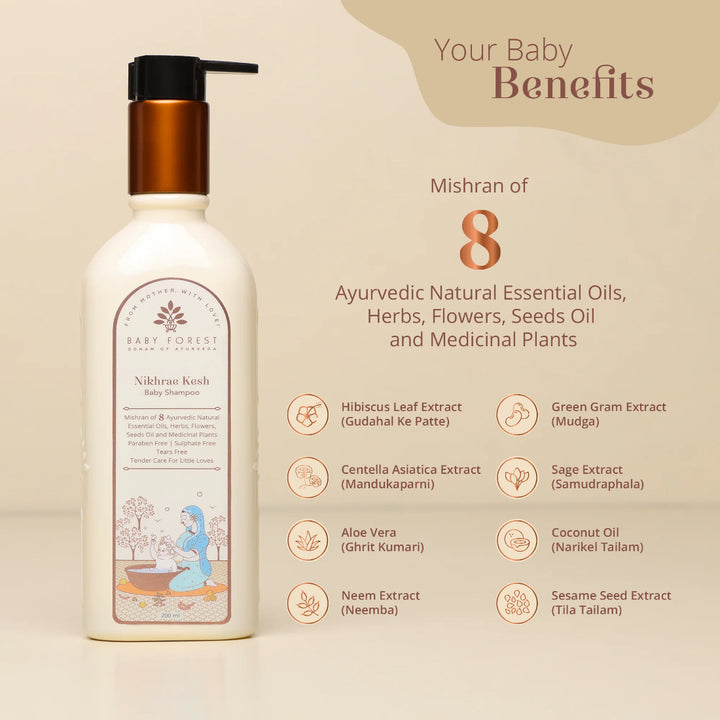Baby Forest Nikhrae Kesh Baby Shampoo (200ml)