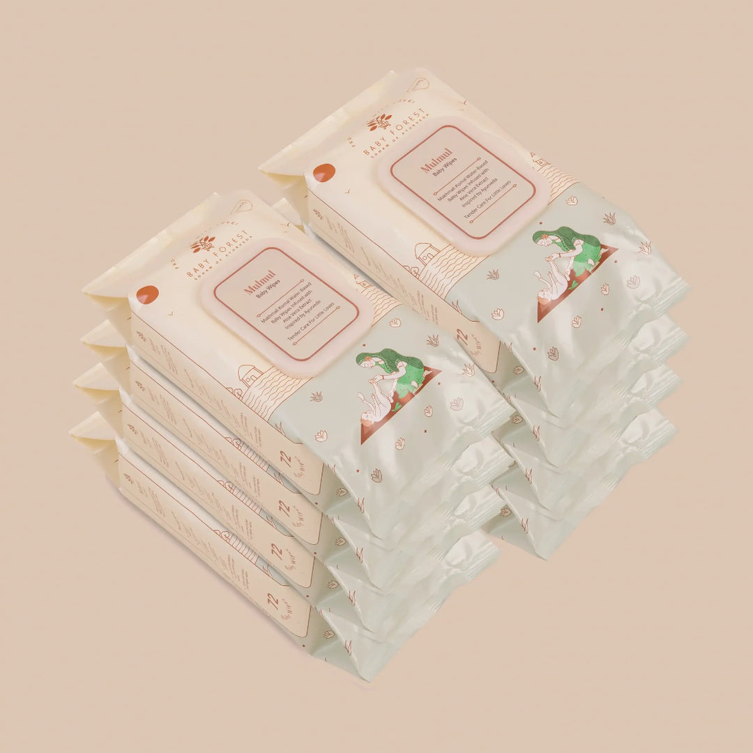 Baby Forest Mulmul Baby Wipes (72pcs)