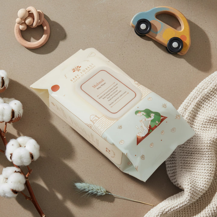 Baby Forest Mulmul Baby Wipes (72pcs)