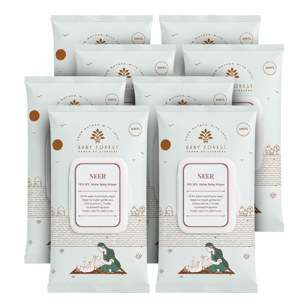 Baby Forest Neer 99.9% Water Baby Wipes (72pcs)