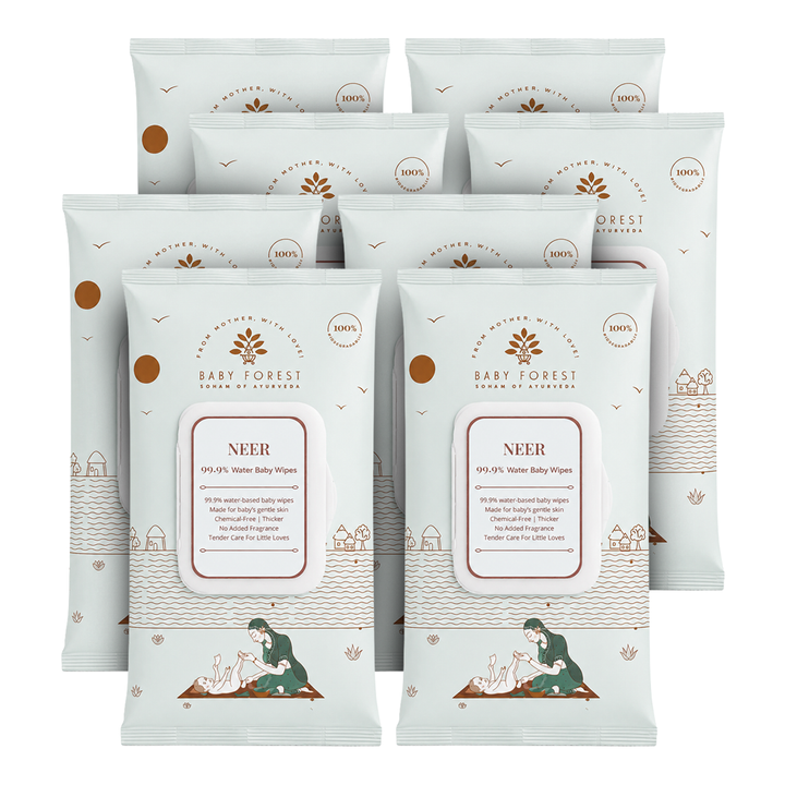 Baby Forest Neer 99.9% Water Baby Wipes (72pcs)