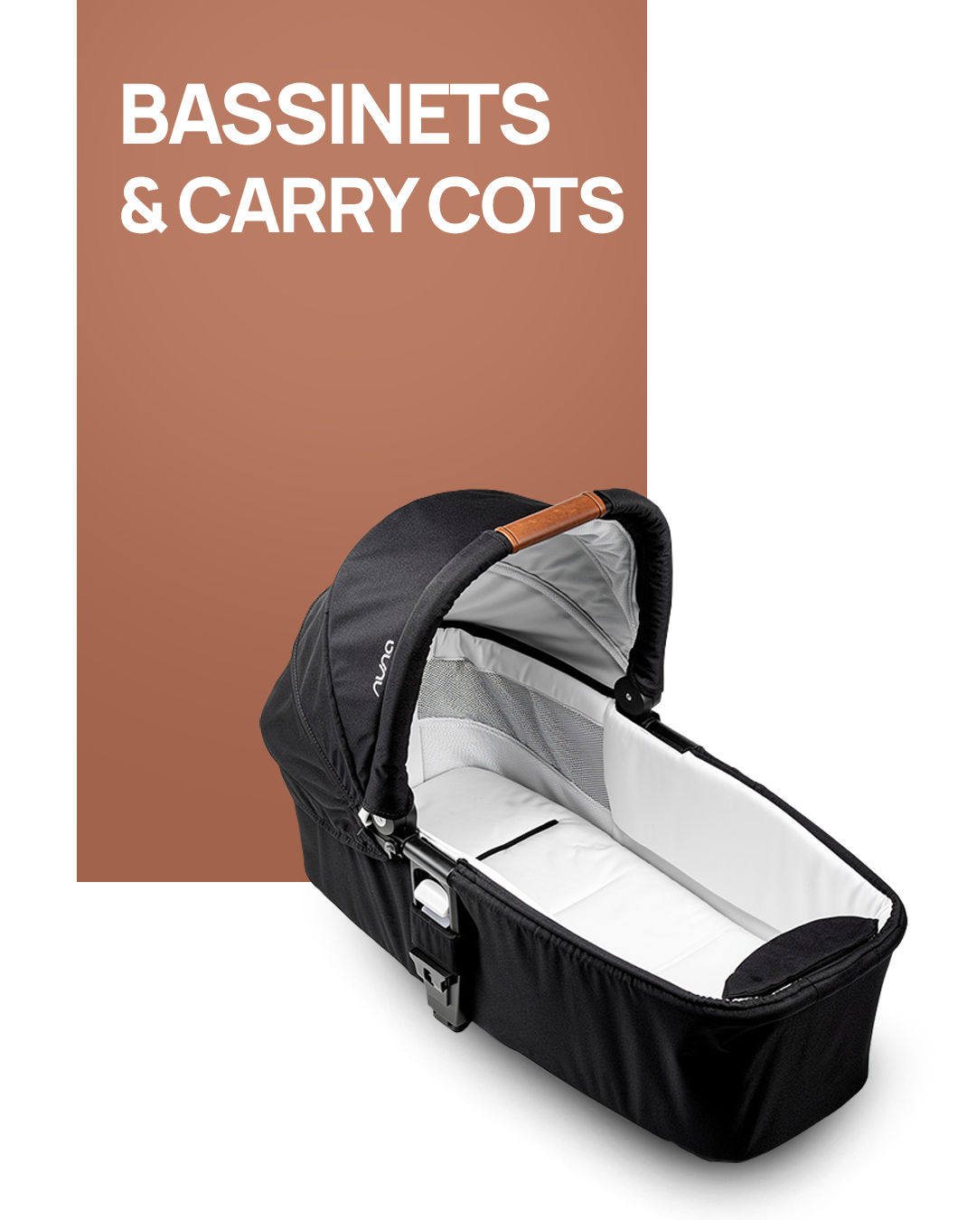 Carry cots and bassinet prams for newborns