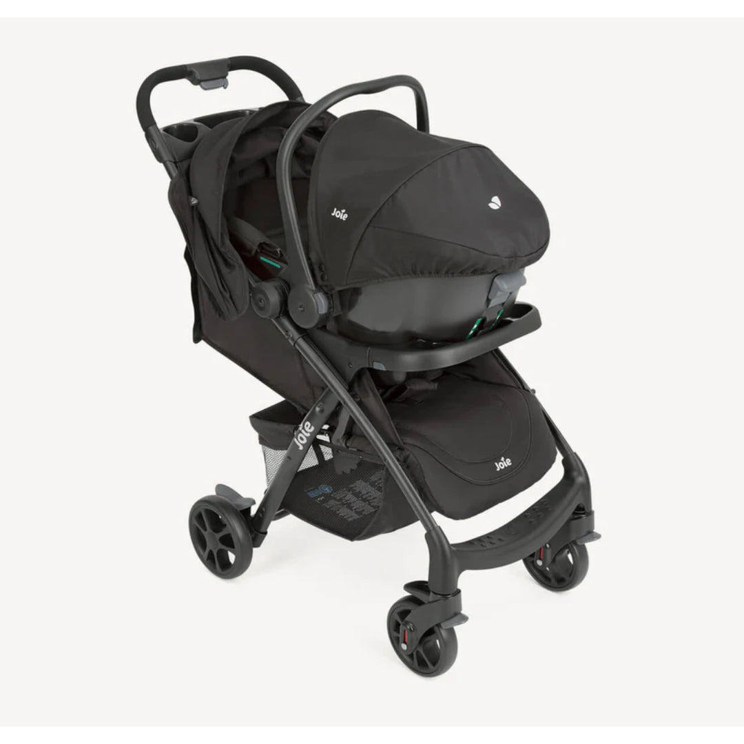 Joie i-Juva™ infant car seat with protective sun canopy