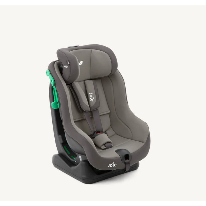 Joie steadi™ R129 car seat with adjustable Grow Together™ headrest and harness in cobblestone