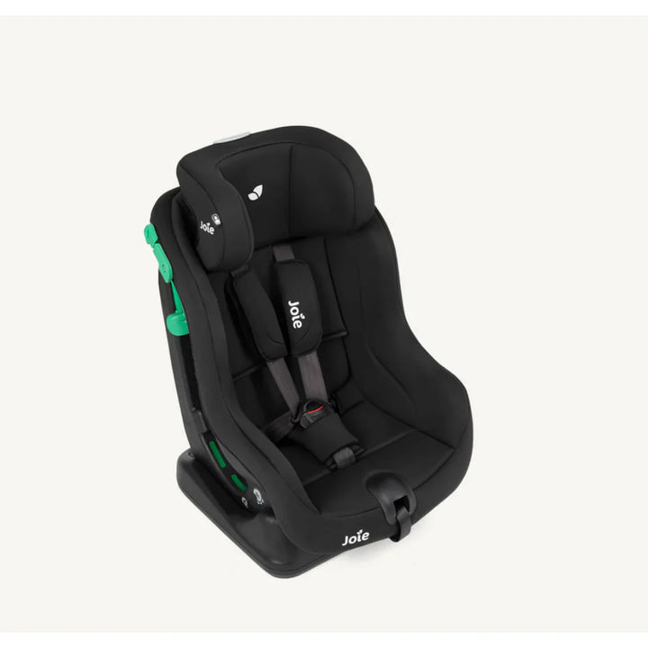 Joie steadi™ R129 car seat with adjustable Grow Together™ headrest and harness in shale