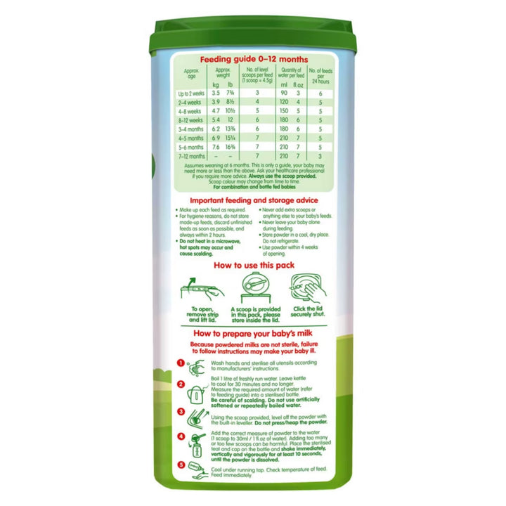 Cow & Gate First Infant Milk Stage 1 (From Birth) (800g)
