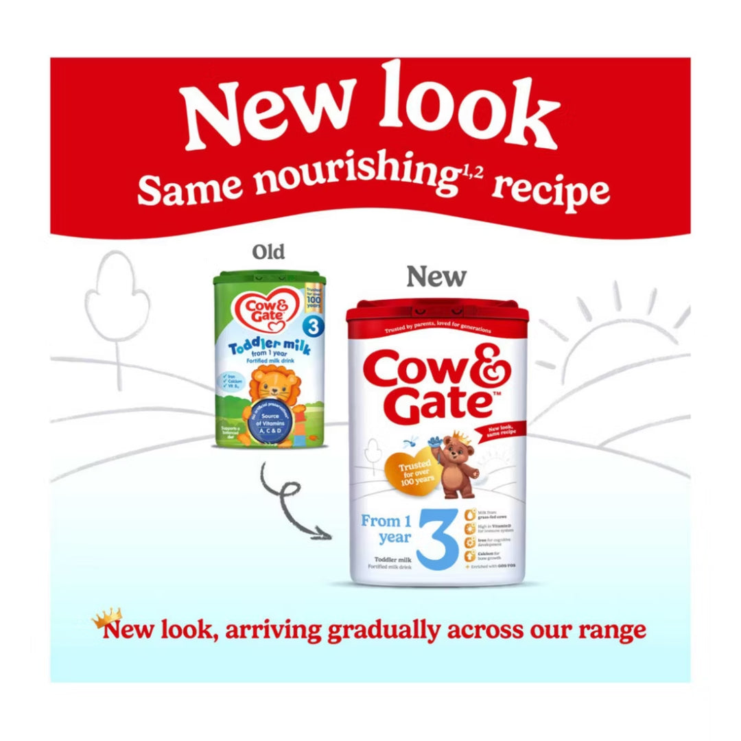 Cow & Gate Toddler Milk Stage 3 (1-2 Years) (800g)