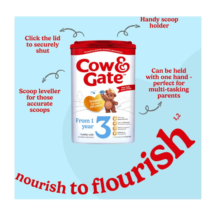 Cow & Gate Toddler Milk Stage 3 (1-2 Years) (800g)