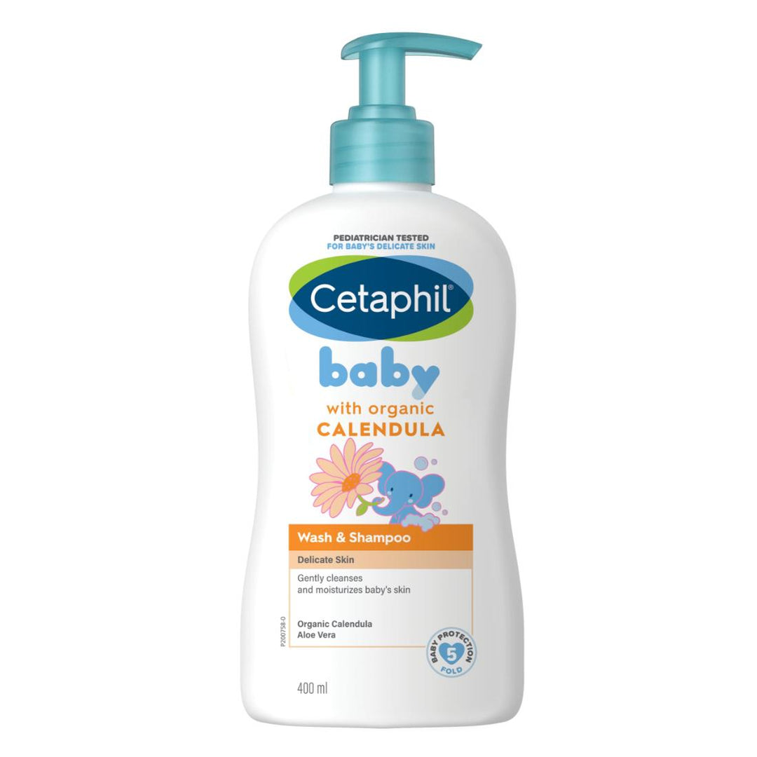 Cetaphil Baby Wash & Shampoo with Organic Calendula (400 ml)