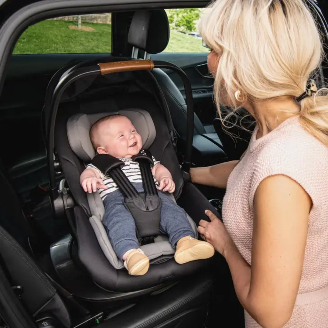 Nuna arra™ next infant car seat installed in vehicle