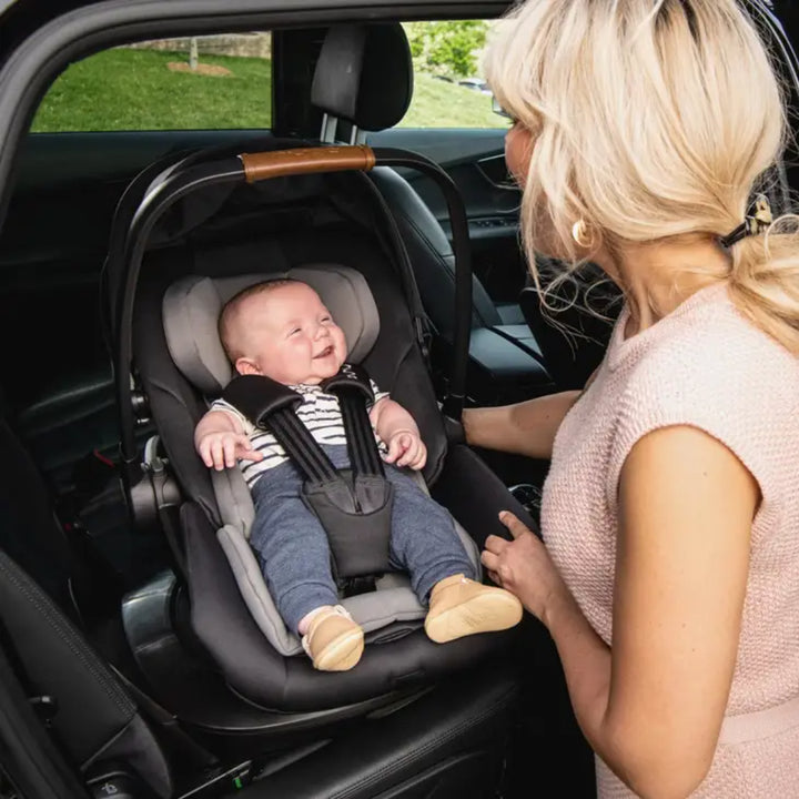 Nuna arra™ next infant car seat installed in vehicle