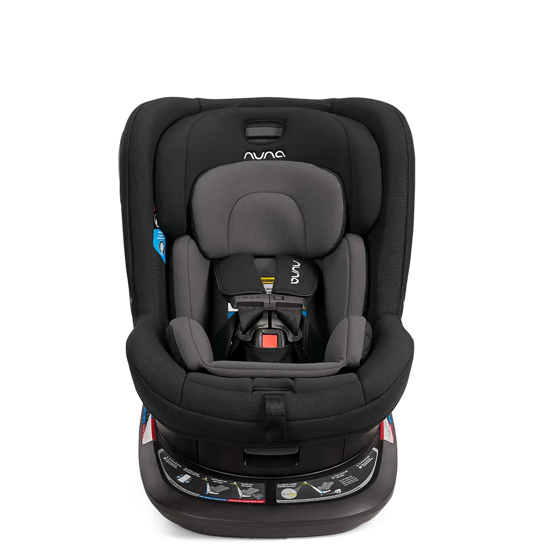 Nuna revv™ rotating convertible car seat in Caviar