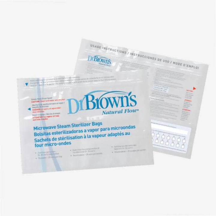 Dr. Brown's Microwave Steam Sterilizer Bags (Tansparent)