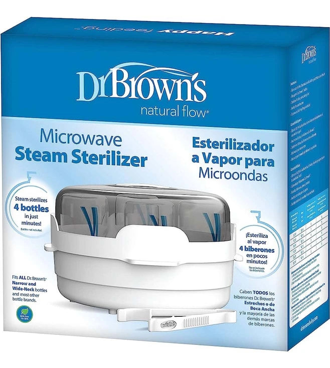 Dr. Brown's Microwave Steam Sterilizer (Grey & White)