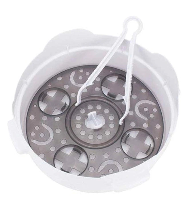 Dr. Brown's Microwave Steam Sterilizer (Grey & White)