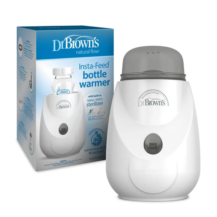 Dr. Brown's Insta-Feed Bottle Warmer & Sterilizer E/F Plug 220-240V (Grey & White)