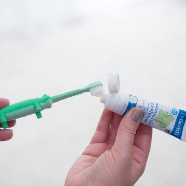 Dr. Brown's Toddler Toothbrush (Crocodile)