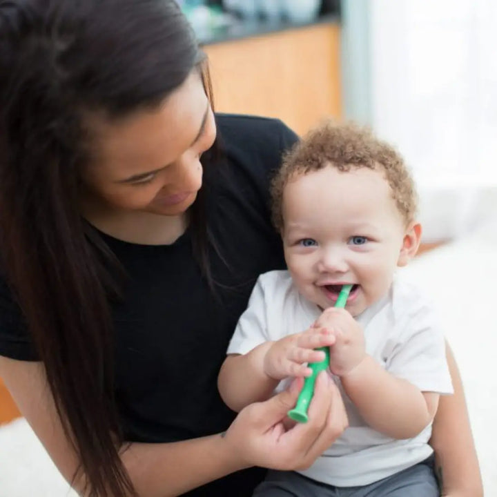 Dr. Brown's Infant-To-Toddler Toothbrush (Green Crocodile)