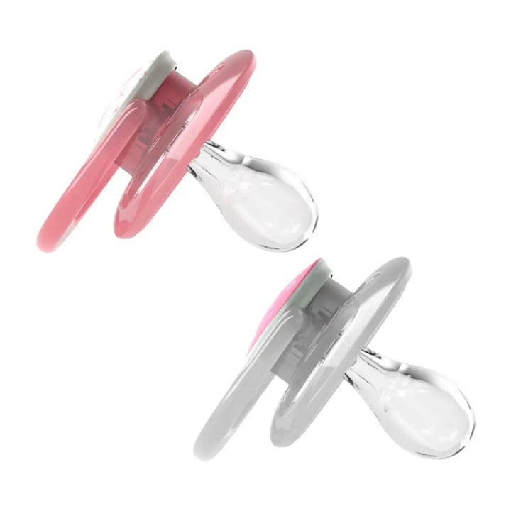 Dr. Brown's Advantage Pacifiers Stage 1 Glow In The Dark Pack Of 2 (Pink)