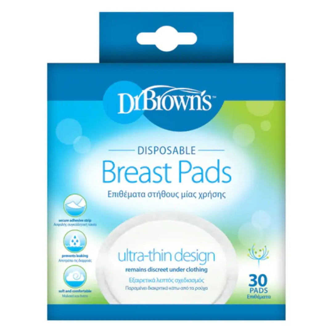 Dr. Brown's Disposable Breast Pads - 30 Count (White)