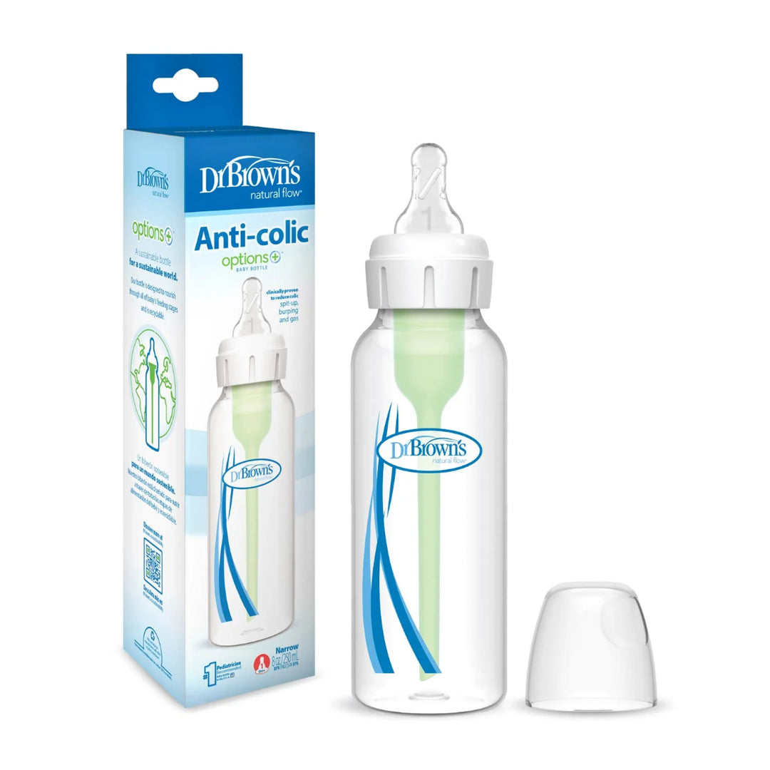 Dr. Brown's 8 oz/250 ml Pp Narrow Options+ Bottle 1 Pack (White)