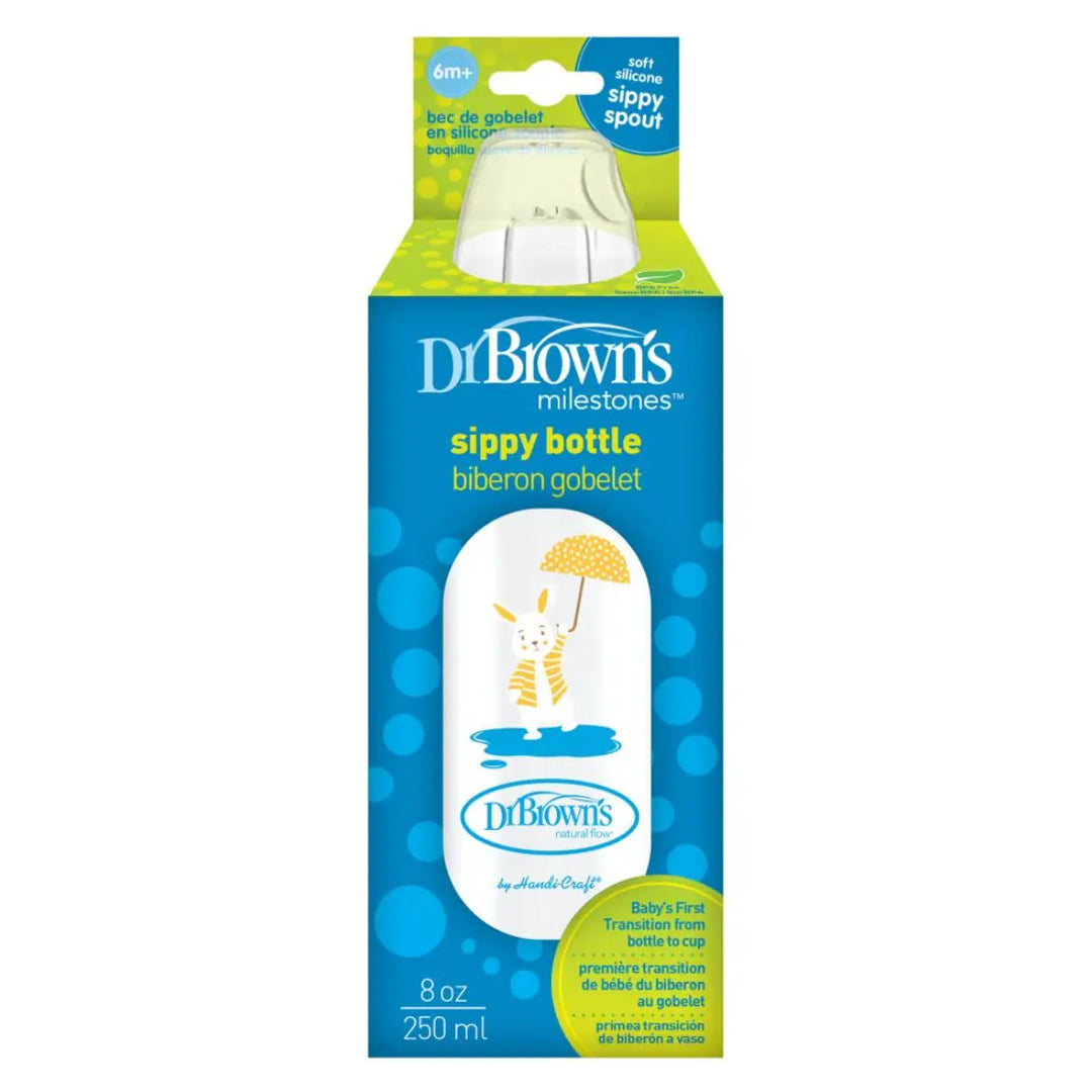 Dr. Brown's Narrow Sippy Spout Bottle (Bunny)