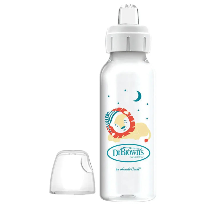 Dr. Brown's Narrow Sippy Spout Bottle (Lion)