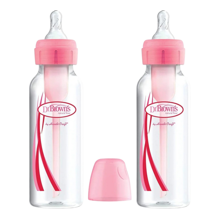 Dr. Brown's 8 oz/250 ml Pp Narrow Options+ Bottle 1 Pack (Pink)