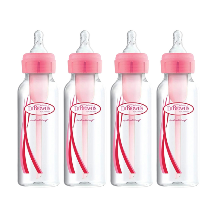 Dr. Brown's 8 oz/250 ml Pp Narrow Options+ Bottle 1 Pack (Pink)
