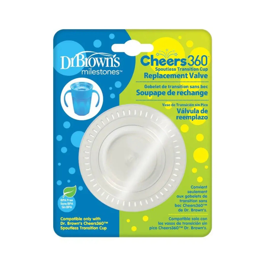 Dr. Brown's Cheers360 Replacement Valves 1 Pack (White)