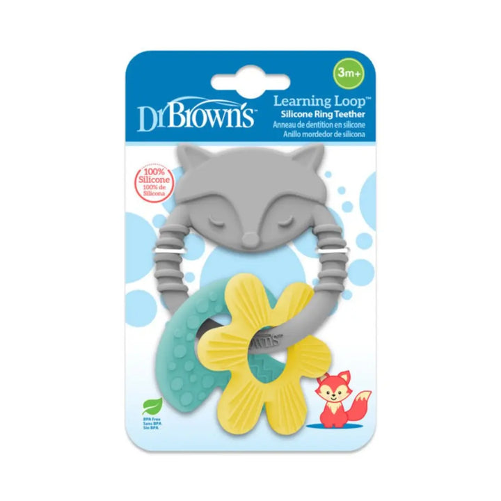 Dr. Brown's Fox Learning Loop Teether Closed Pkg (Multicolor)