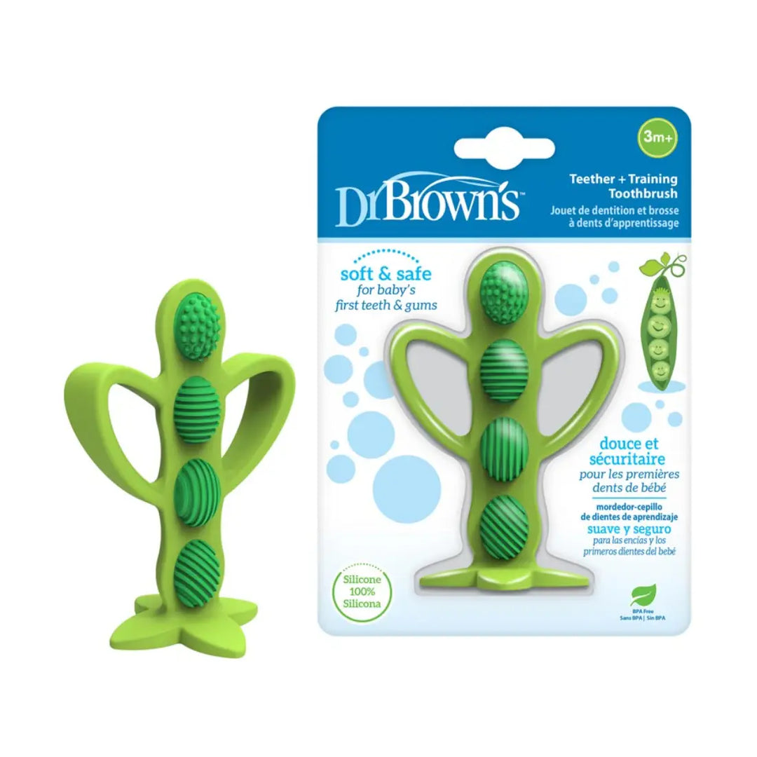 Dr. Brown's Peapod Teething Toothbrush (Green)