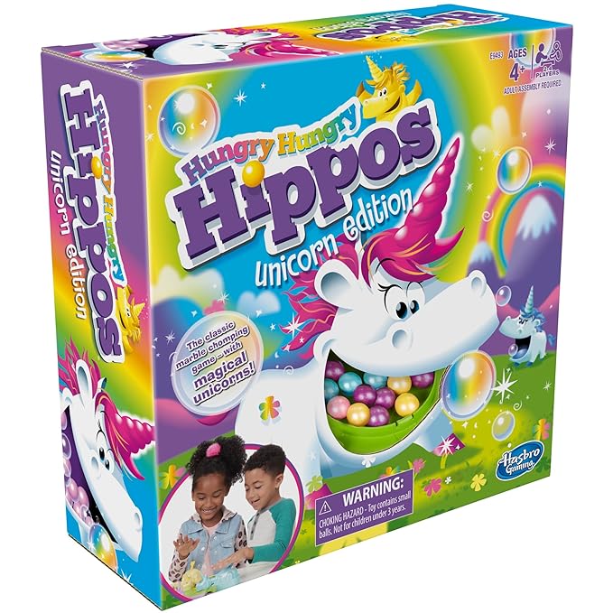 Hungry Hungry Hippos Unicorn Edition
