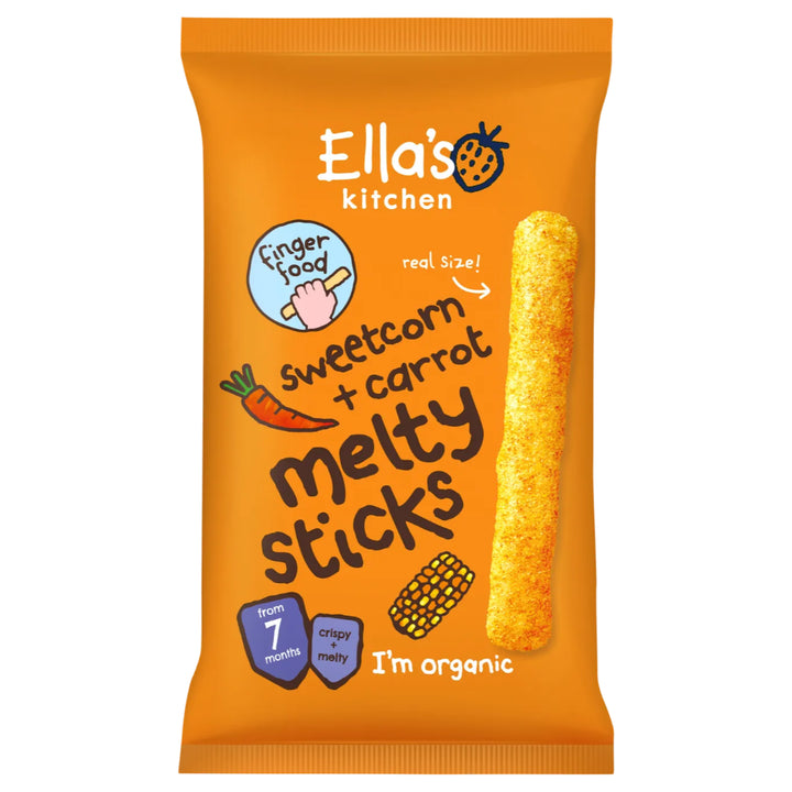 Ella's Kitchen Melty Sticks Sweetcorn + Carrot (16g)