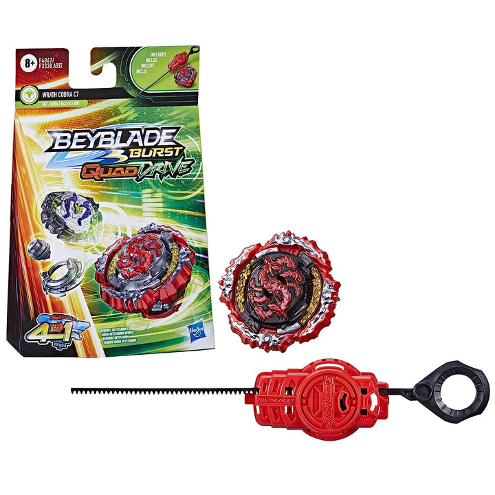 Beyblade Burst QuadDrive Wrath Cobra C7  Starter Pack