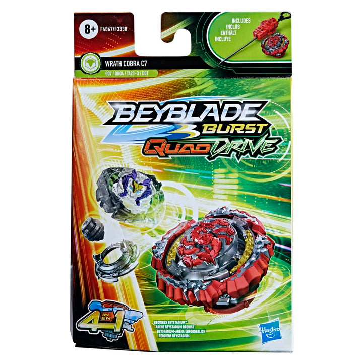 Beyblade Burst QuadDrive Wrath Cobra C7  Starter Pack