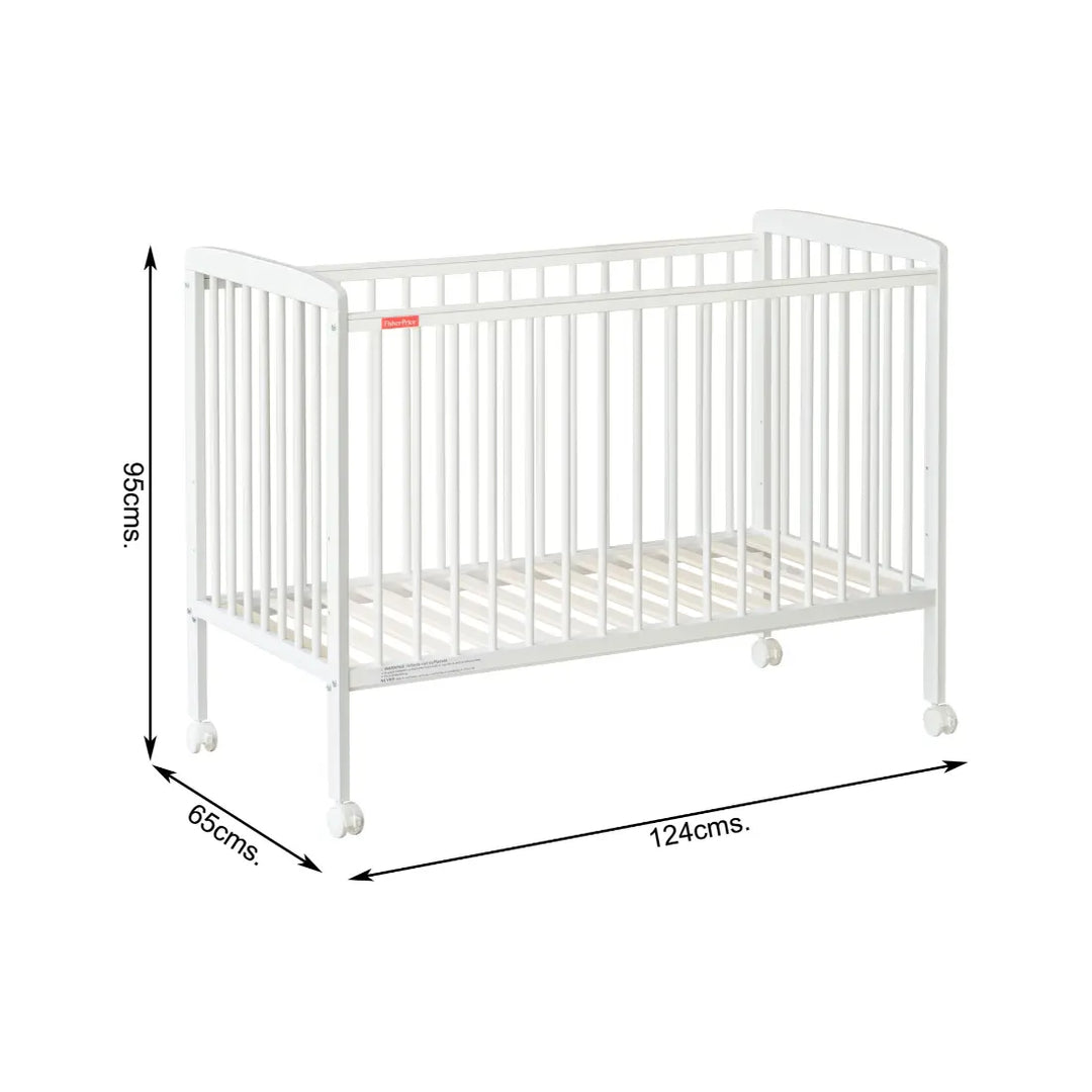 Fisher-Price Joy Baby Crib (White)