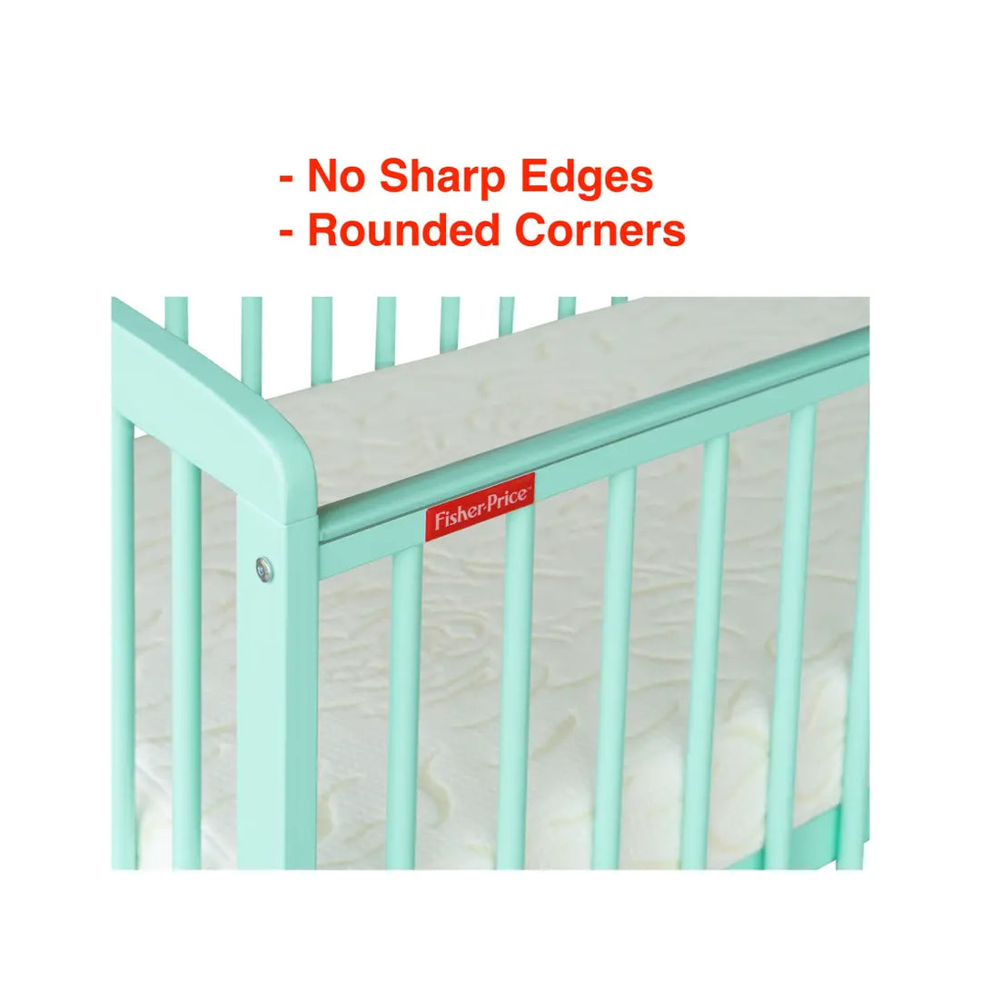 Fisher-Price Joy Baby Crib (Sea Green)