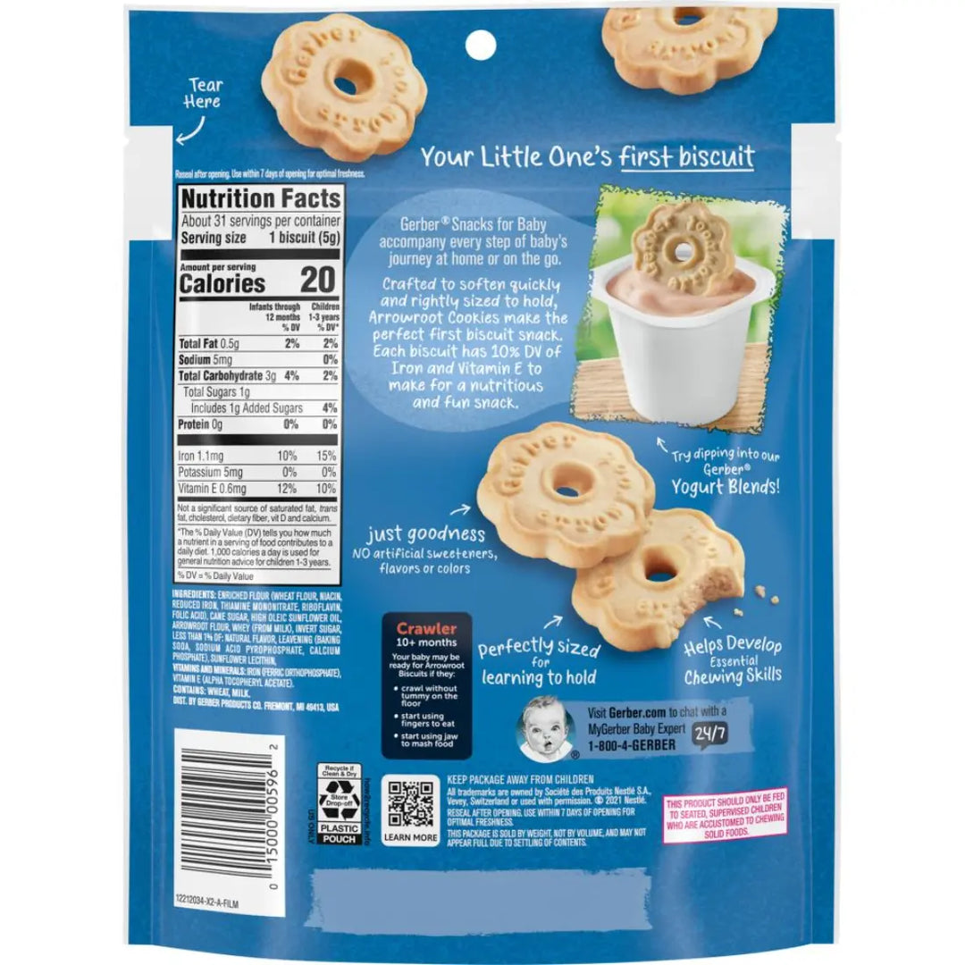 Gerber Arrowroot Biscuits (155g)