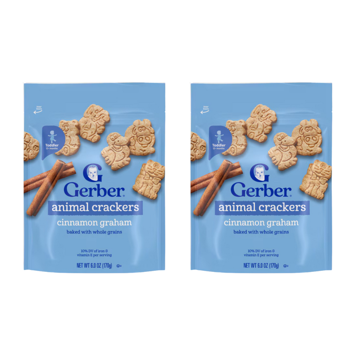 Gerber Animal Crackers Cinnamon Graham (170g)