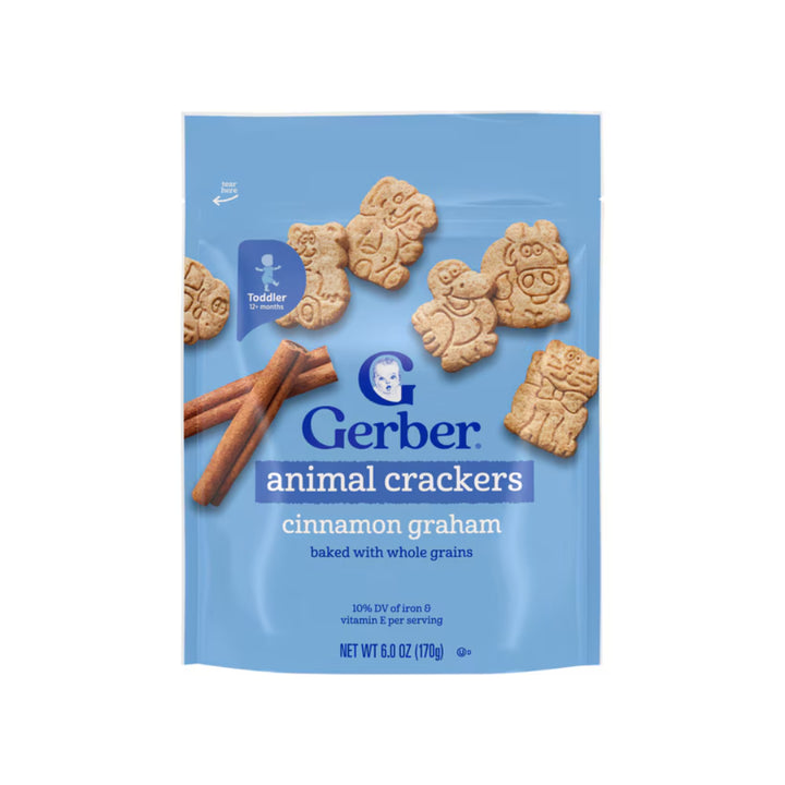 Gerber Animal Crackers Cinnamon Graham (170g)