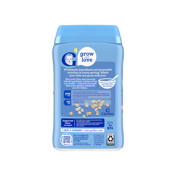 Gerber Cereal Single Grain Oatmeal (227g)