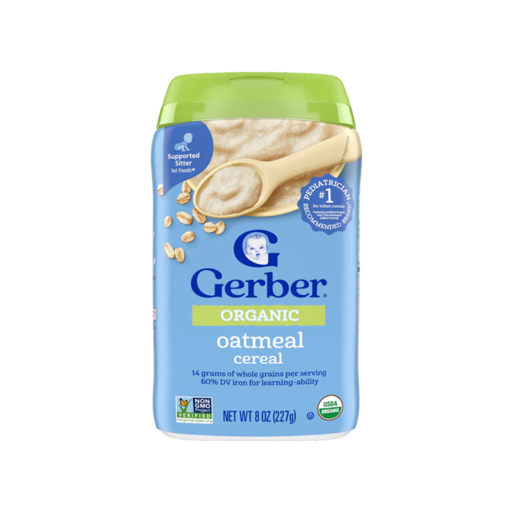 Gerber Cereal Organic Oatmeal (227g)