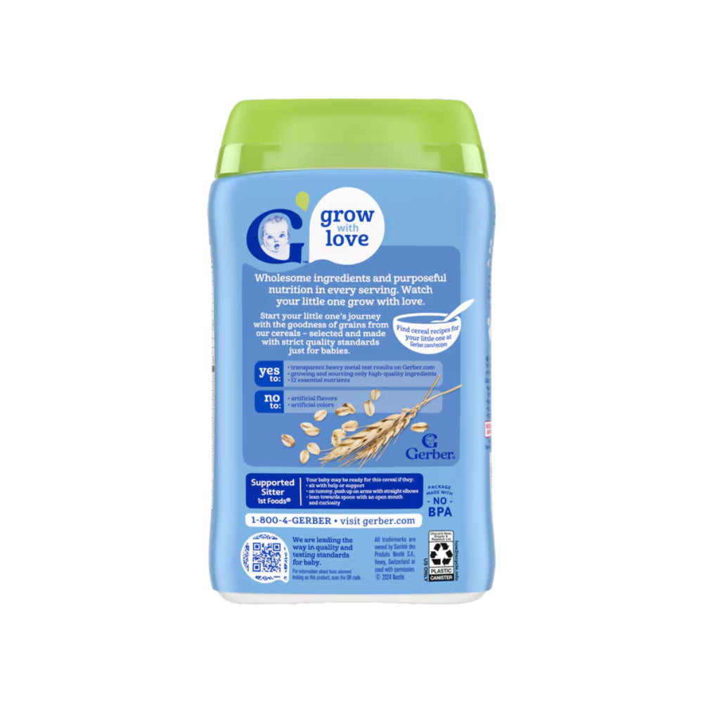 Gerber Cereal Organic Oatmeal (227g)