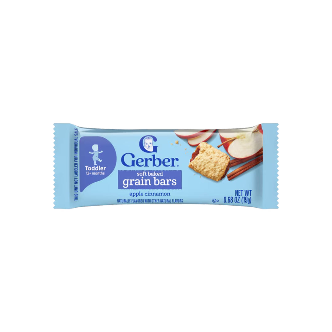 Gerber Soft Baked Grain Bars Apple Cinnamon (156g)