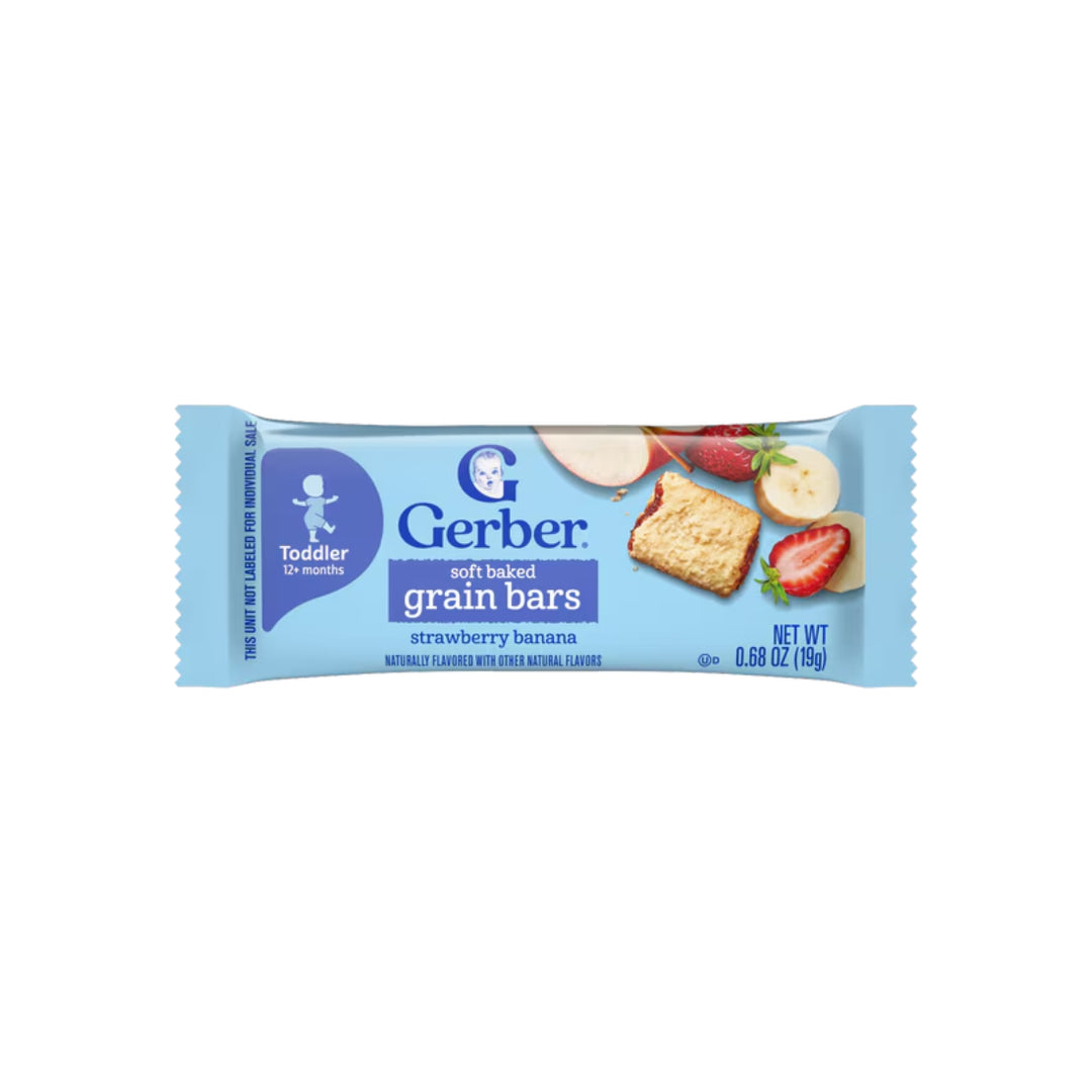 Gerber Soft Baked Grain Bars Strawberry Banana (156g)