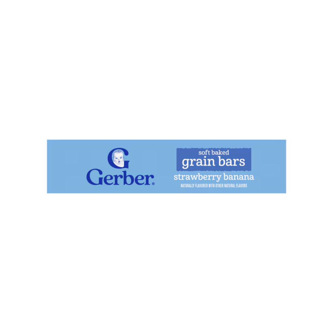 Gerber Soft Baked Grain Bars Strawberry Banana (156g)